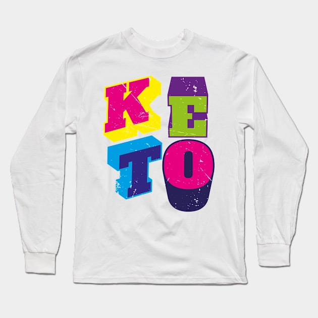 Keto Foods (v1) Long Sleeve T-Shirt by bluerockproducts